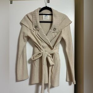 Anthropologie Sparrow, Boiled Wool Celaya Sweater/Jacket, Size Small